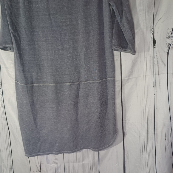 Poetry Blue Ocean Hemp/ Cotton Dress with Pockets - Picture 12 of 15